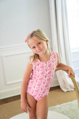 Leotard and Short Set ~ Bow Blossom