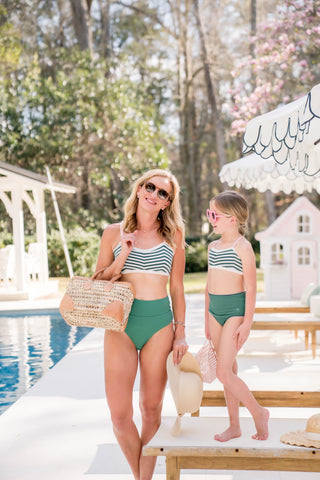 Cabana Crochet High Waisted Bikini