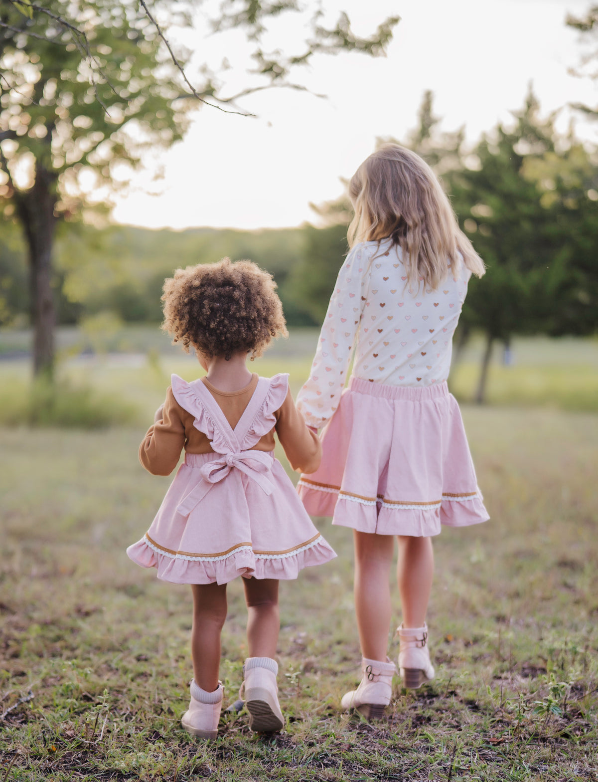 Autumn Rose Corduroy Pinafore