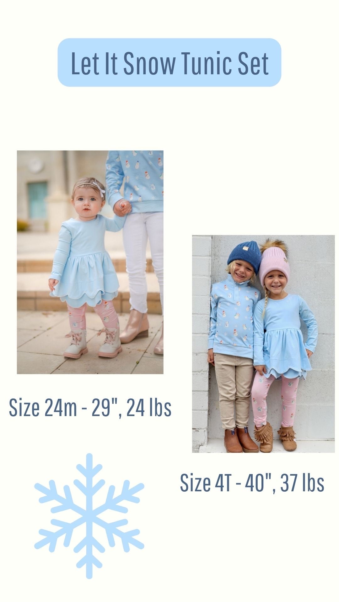 Let it Snow Tunic Set