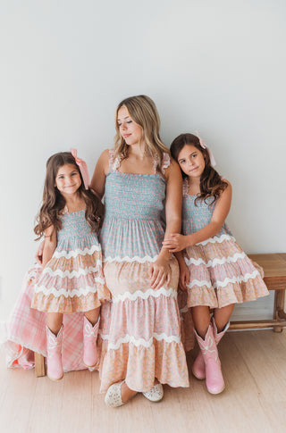 Summer Floral Smocked Dress