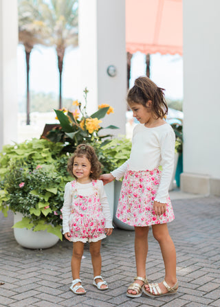 Prairie Rose Denim Skort