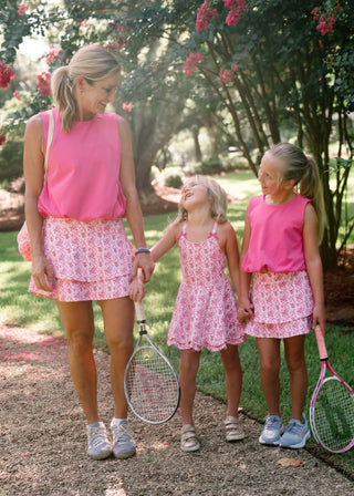 Poppy Skort ~ Bow Blossom (runs small, size up)