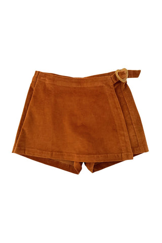 Saddle Skort~Caramel