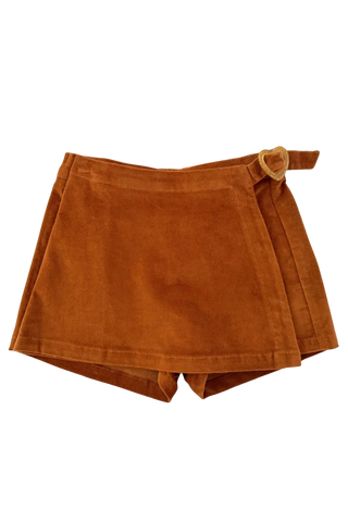 Saddle Skort~Caramel