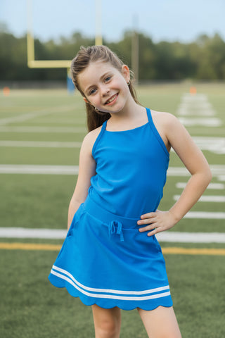 Gameday Scallop Athletic Set ~ Blue