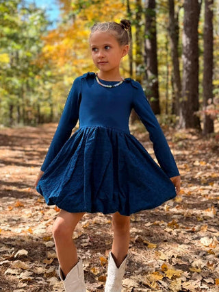 Blue Spruce Bubble Dress