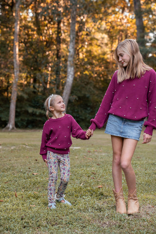 Orchid Pearl Sweater