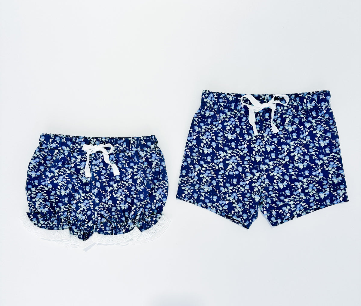 Midnight Blues Zoey Dress and Bloomer Set