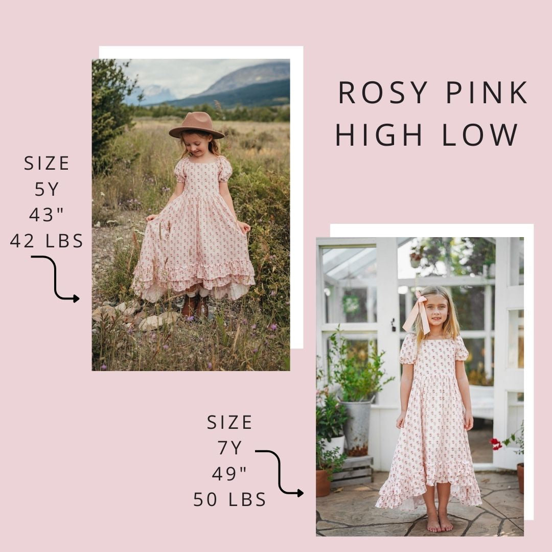 Rosy Pink Floral Maxi
