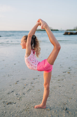 Leotard and Short Set ~ Bow Blossom