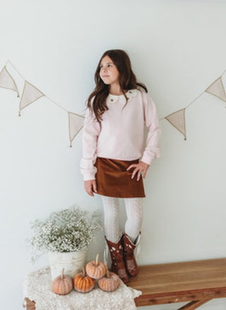 Saddle Skort~Caramel