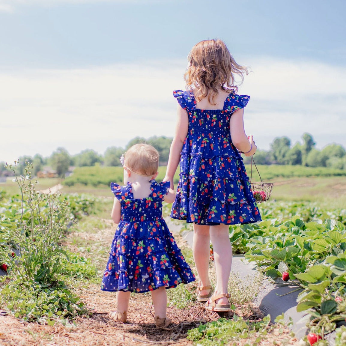Strawberry Stars Gauze Dress