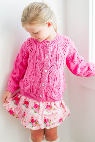 Hot Pink Cardigan