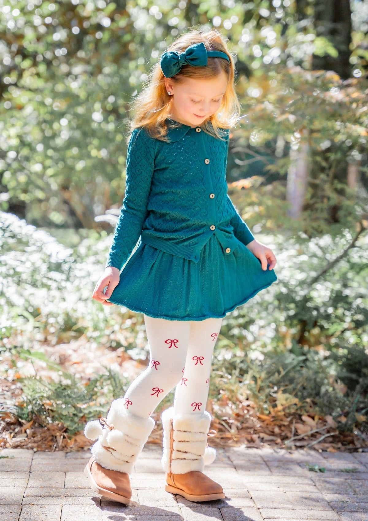 Pine Sweatheart Cardigan