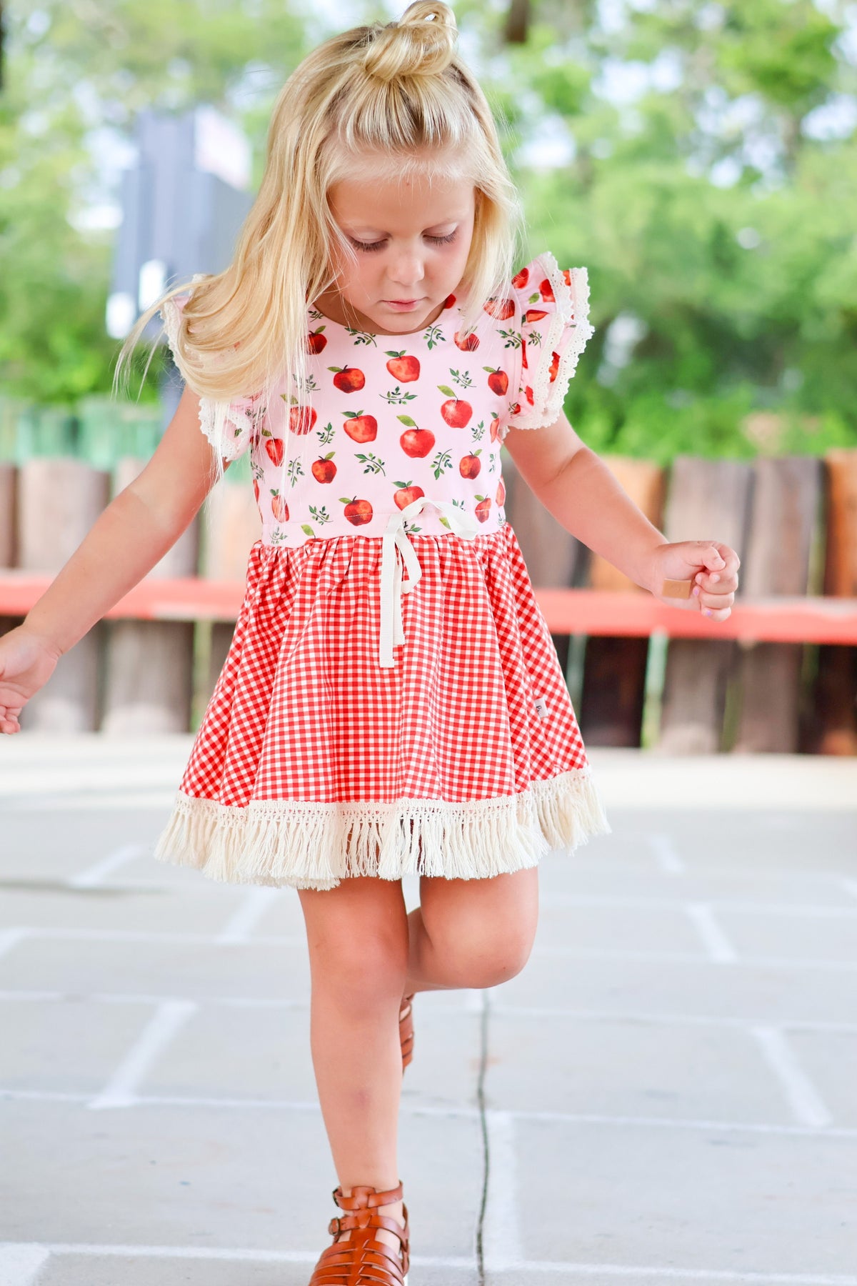 Vintage Apple Tunic Set