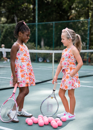 Saffron Blooms Athleisure Dress