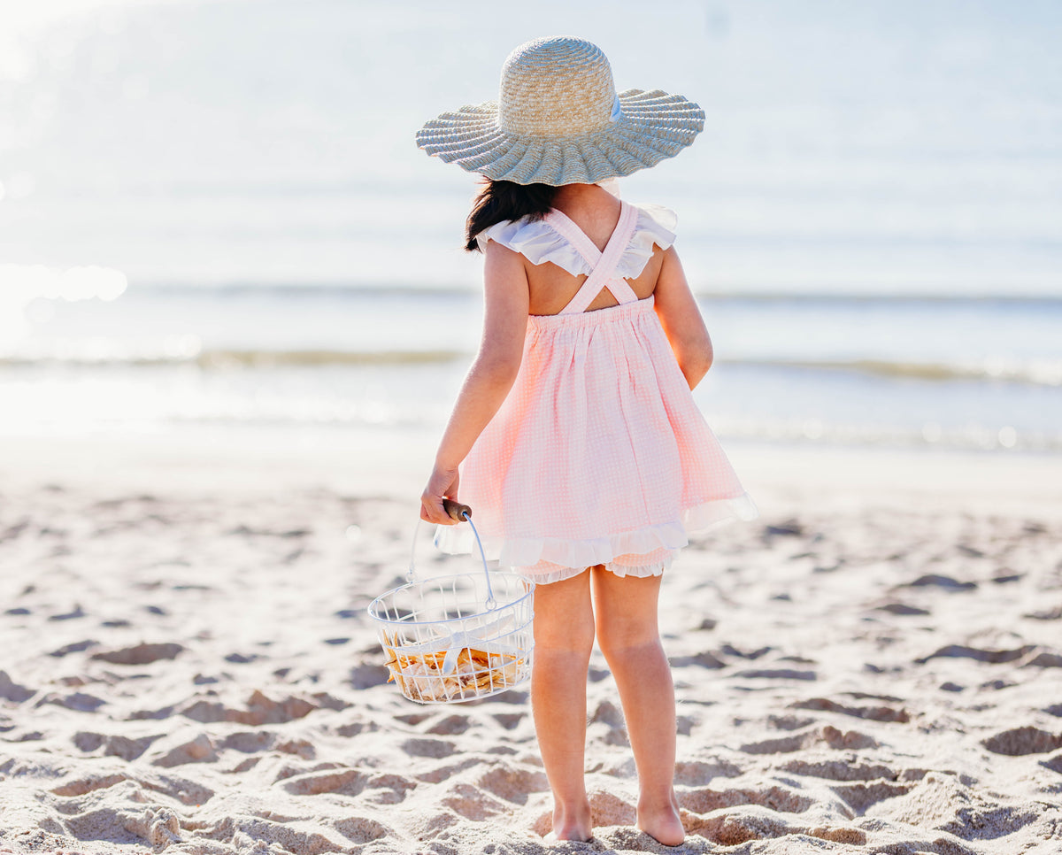 Pink Gingham Tunic and Bloomer Set