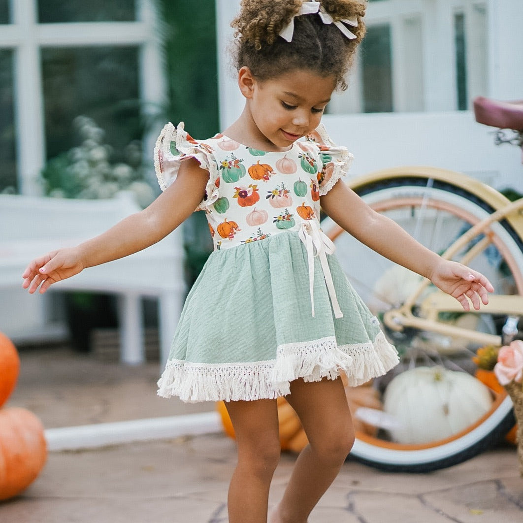 Pretty as a Pumpkin Vintage Tunic Set