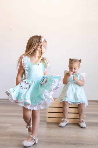 *PREORDER* Mint Easter Pinafore