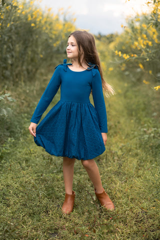 Blue Spruce Bubble Dress