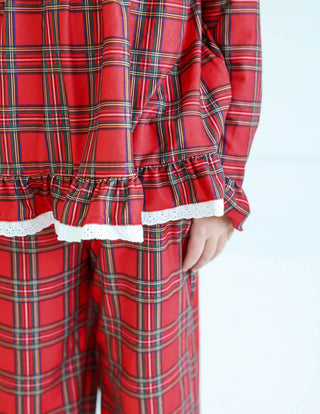 *PREORDER* Girls Holiday Heirloom Plaid Comfort Set