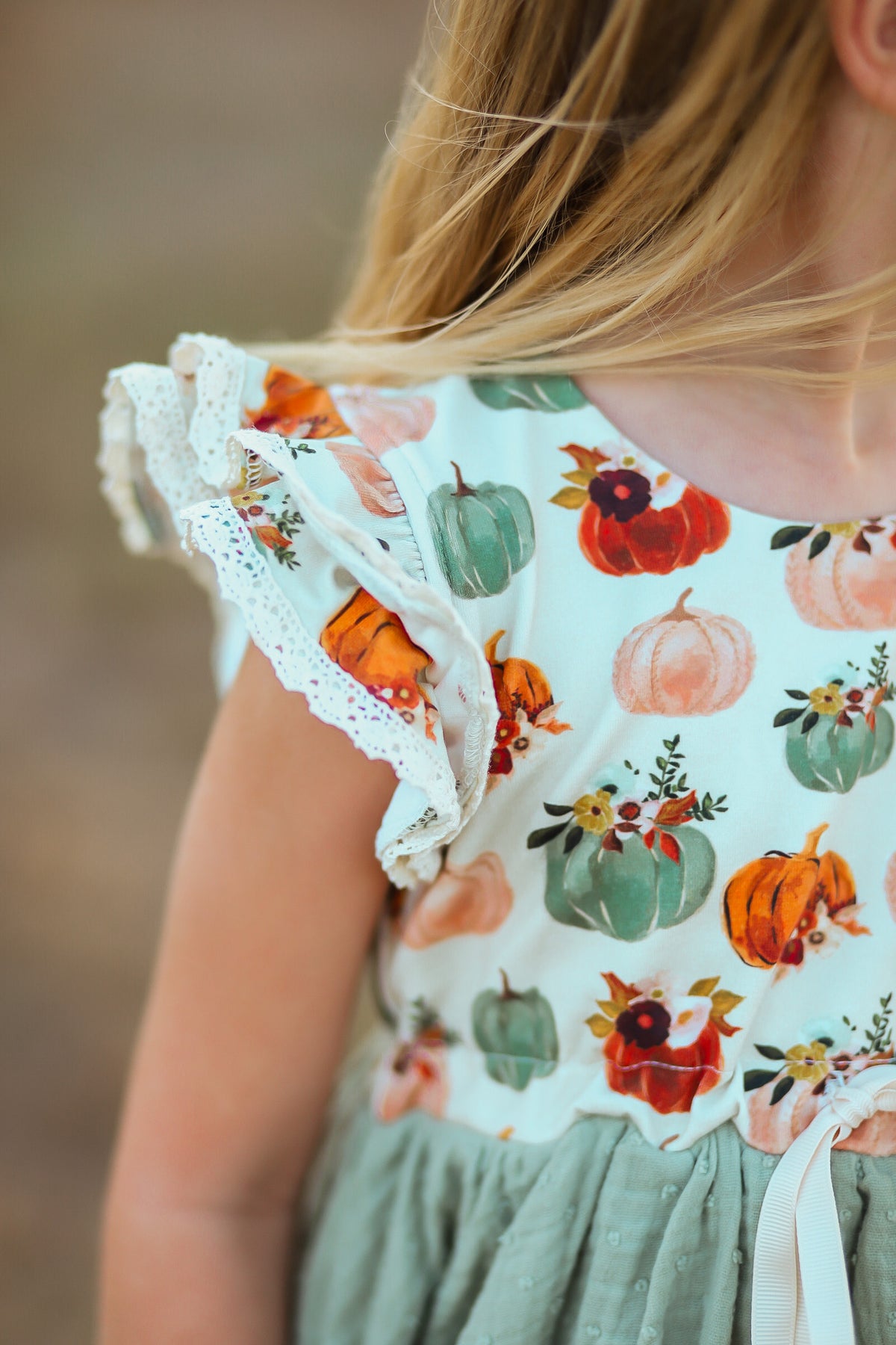 Pretty as a Pumpkin Vintage Tunic Set