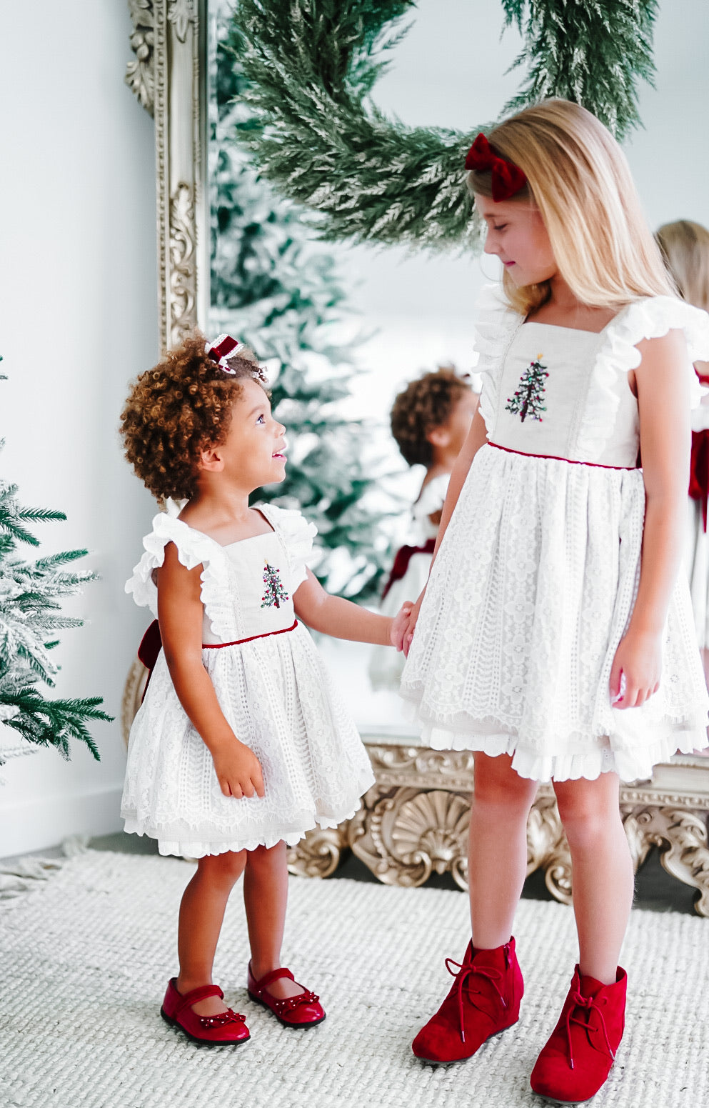 *PREORDER* Vintage Tree Dress and Bloomer Set