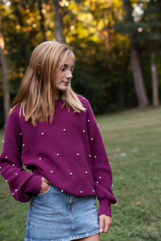 Orchid Pearl Sweater