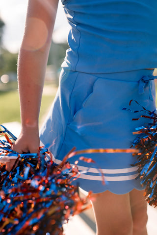Gameday Scallop Athletic Set ~ Blue