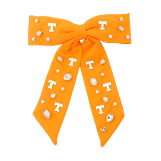 Orange University Of Tennessee Bow Barrette