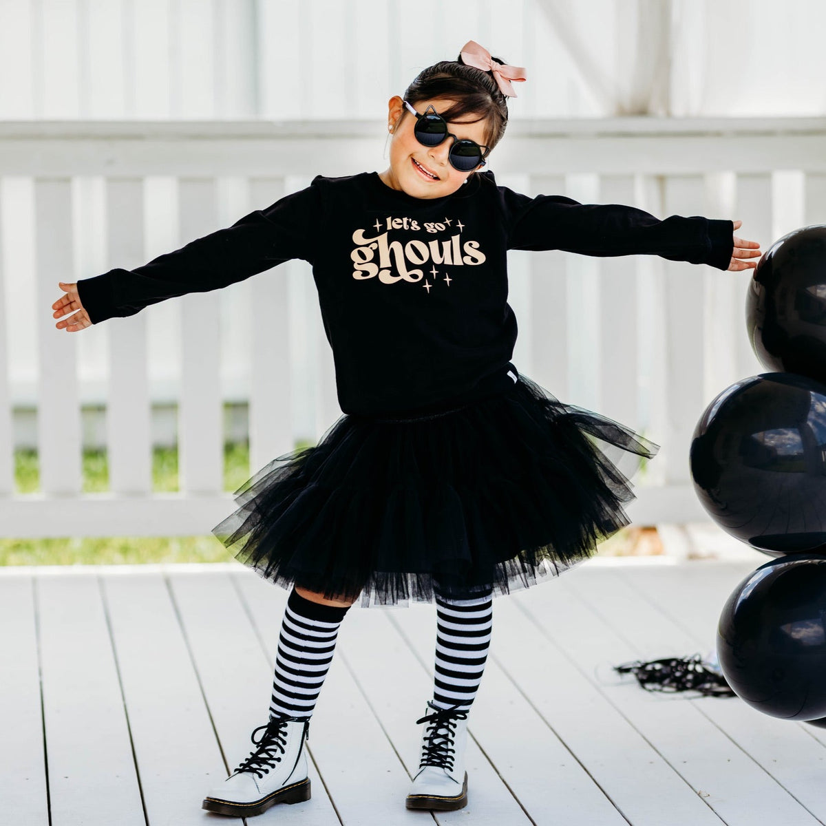 Black Tulle Skort