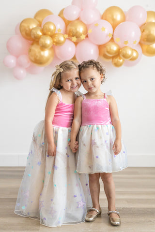 Birthday Dress & Bloomer Set ~ Pink