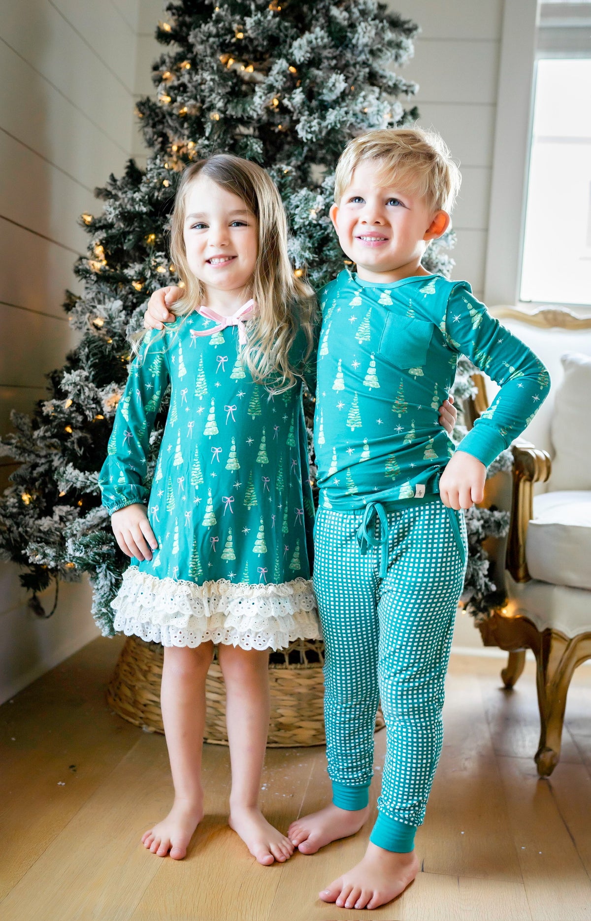 *PREORDER* Trim the Tree Gown and Bloomer Set