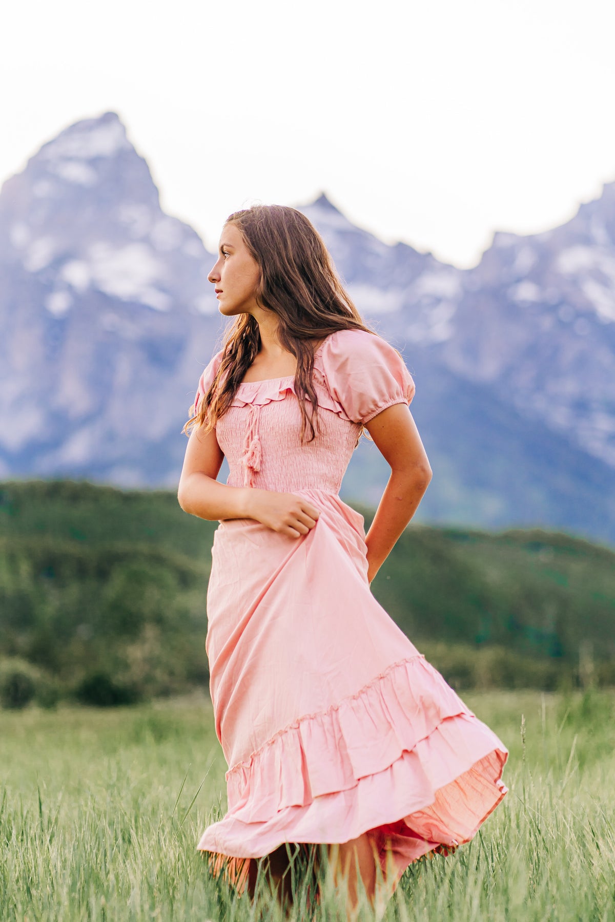 Rosy Pink Boho Dress
