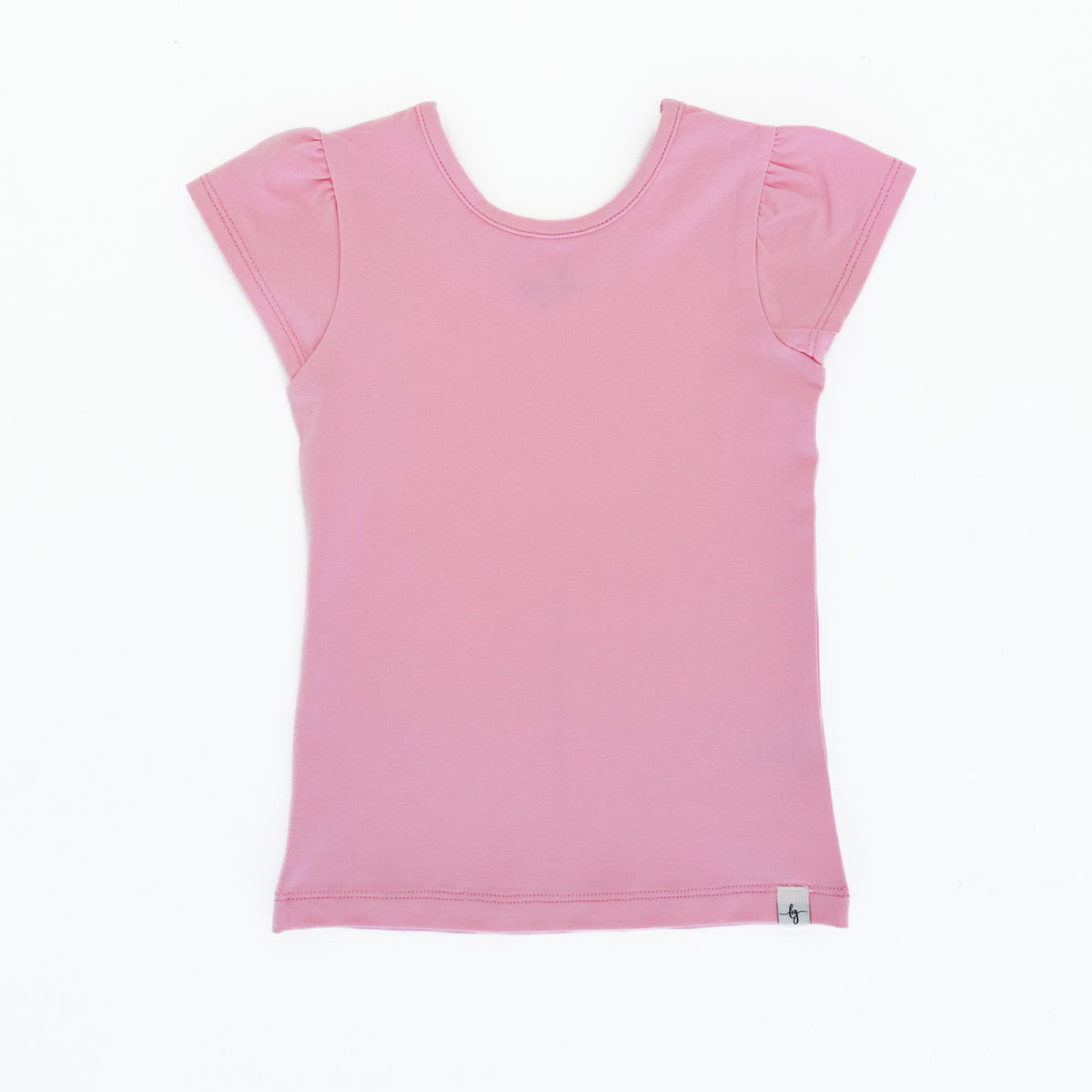 Cupcake Pink Flutter Sleeve Layering Shirt