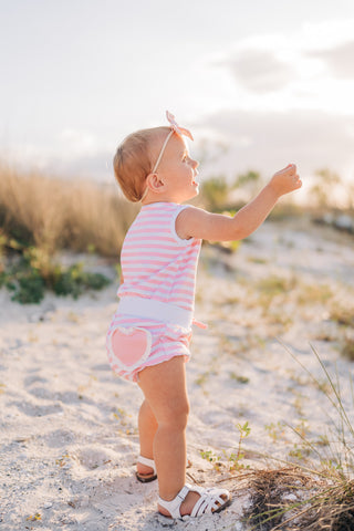 Candy Striped Romper