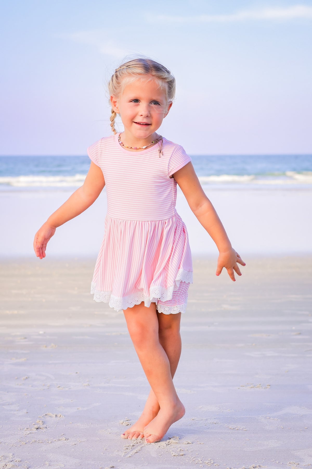 Playful Pink Stripe Comfort Set