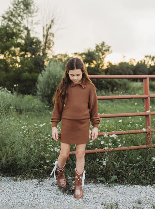 Brown Sugar Sweater Skort