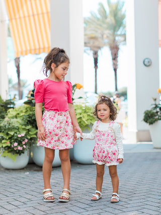 Prairie Rose Denim Skort