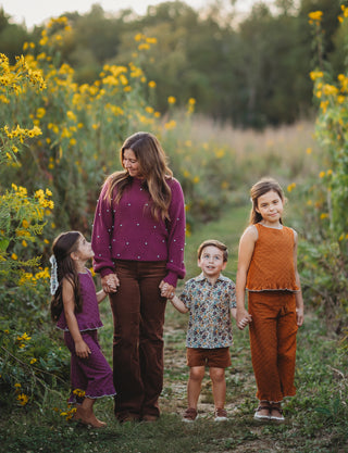 Dolly Pants Set ~ Orchid