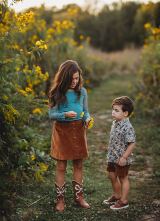 Lace Layering Shirt Bundle ~ Orchid and Peacock Blue