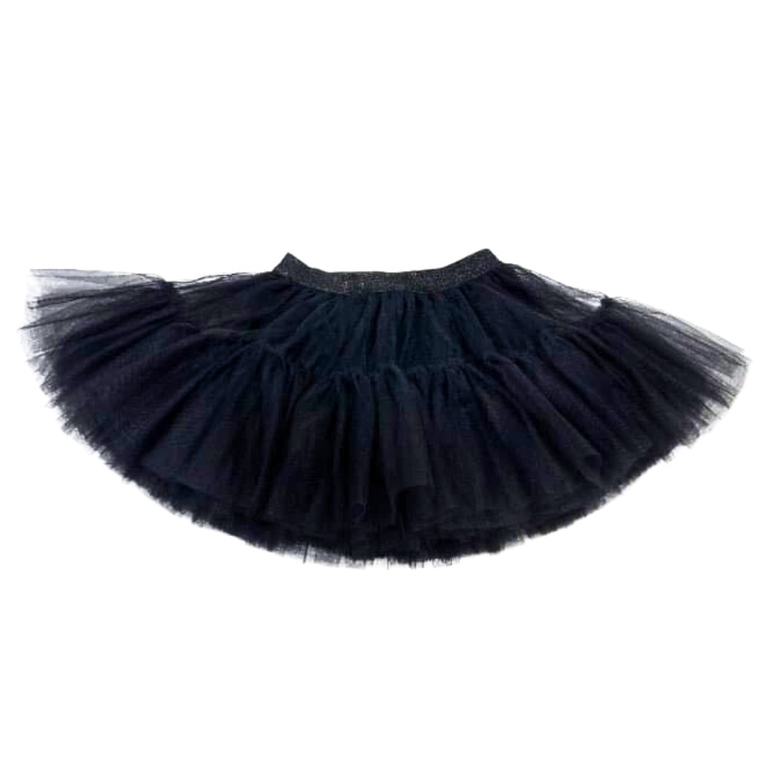 Black Tulle Skort