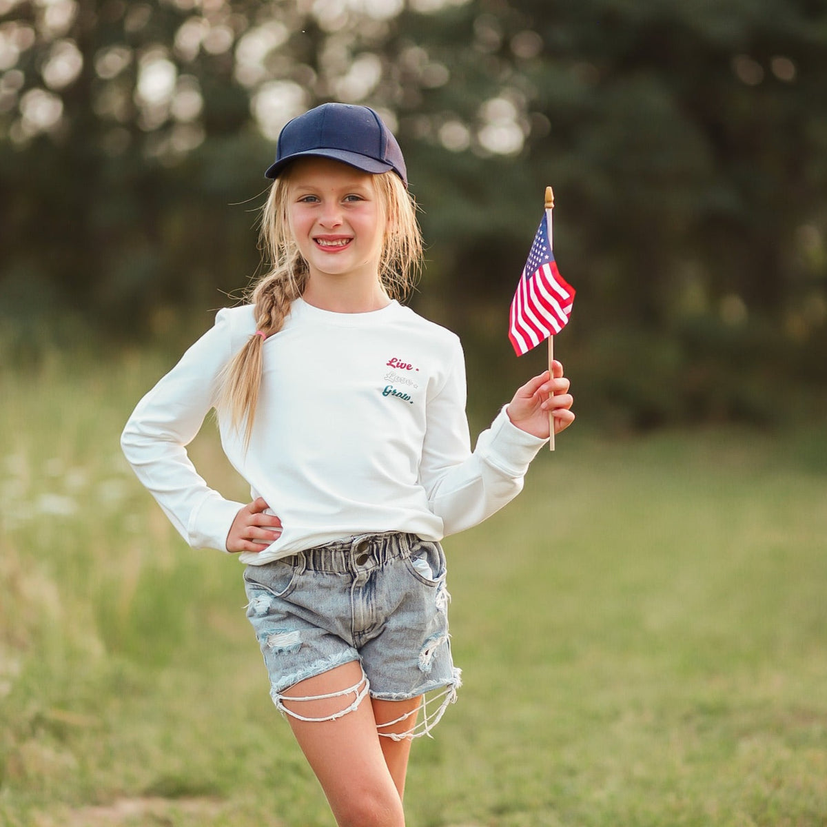 Girls America Sweatshirt
