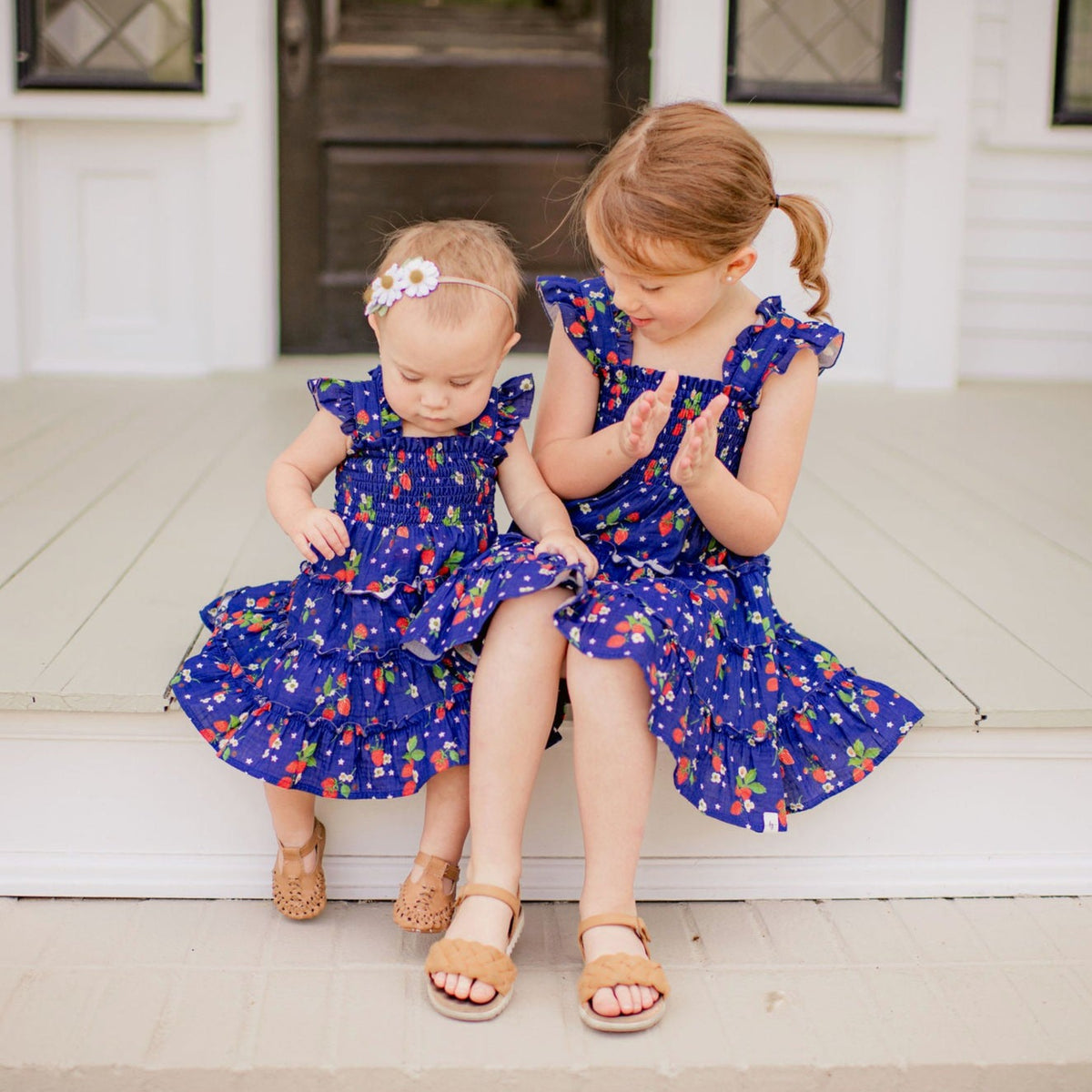 Strawberry Stars Gauze Dress