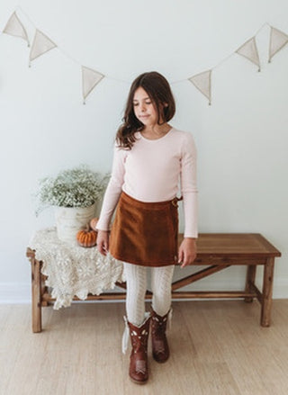 Saddle Skort~Caramel