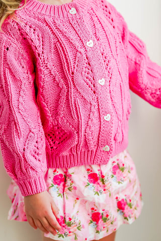 Smocked Athletic Skort ~ Floral Finery