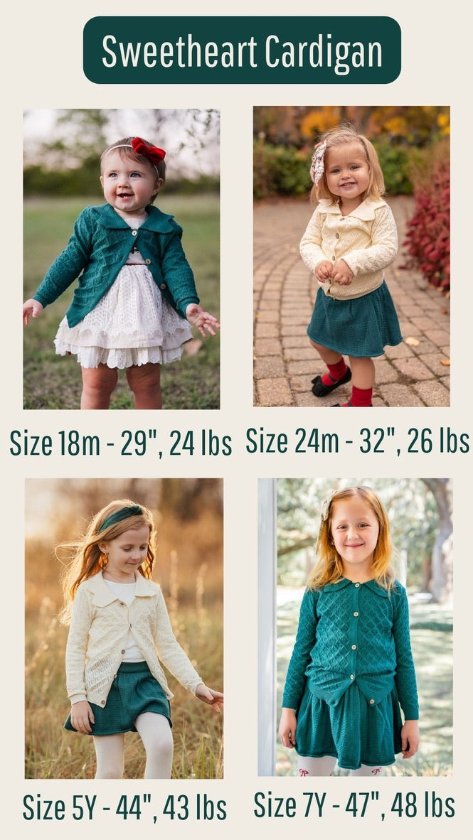 Snow Sweatheart Cardigan