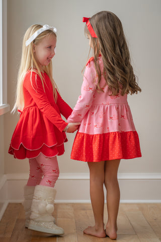 Love You More Scallop Tunic Set