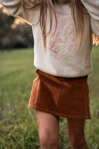 Saddle Skort~Caramel